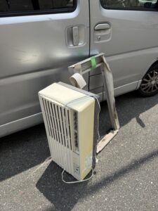 兵庫県で撤去・買取したウィンドウエアコン（窓用エアコン）